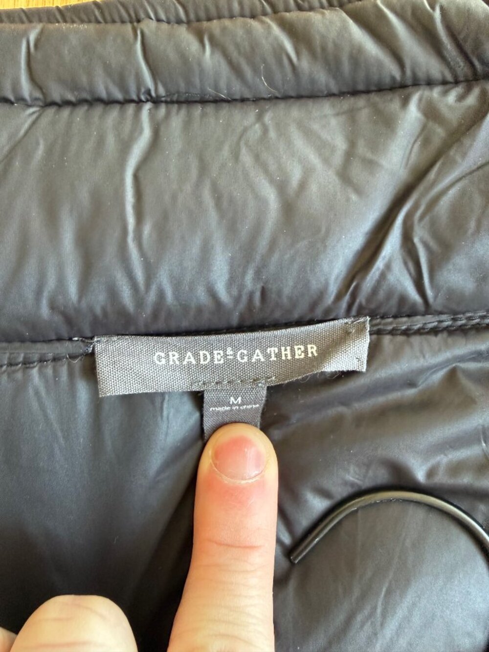 Grade & Gather Quilted Vest M NWOT - Picture 5 of 8